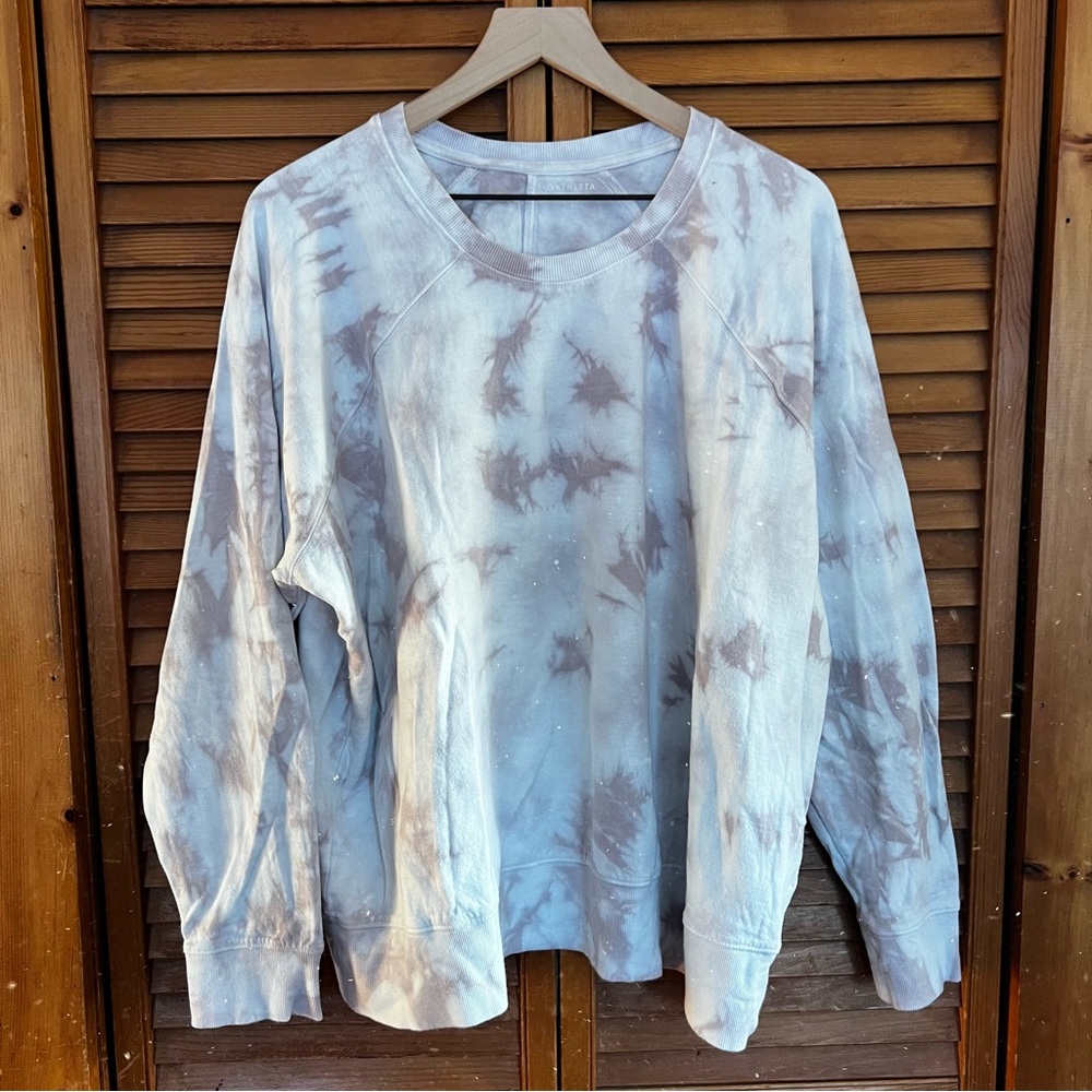 Athleta Tie-Die Crewneck Sweatshirt
